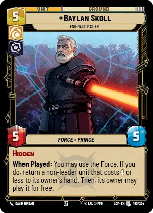 LOF 185: Baylan Skoll, Enigmatic Master (U)