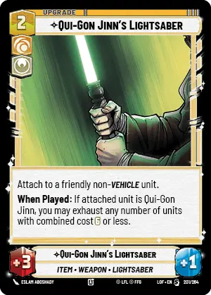 LOF 201: Qui-Gon Jinn's Lightsaber (S)