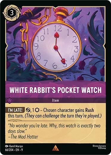 9FAB 066 White Rabbit's Pocket Watch (R)