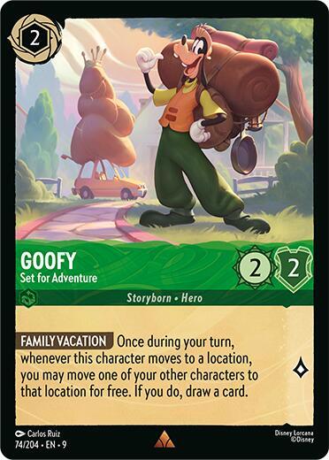 9FAB 074 Goofy - Set for Adventure (V.1) (R)