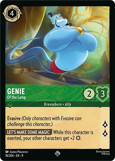9FAB 076 Genie - Of the Lamp (V.1) (SR)