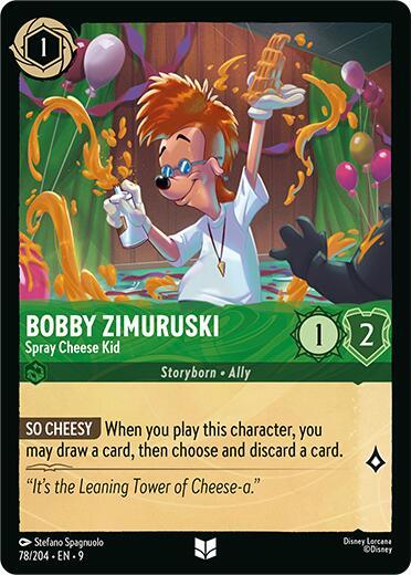 9FAB 078 Bobby Zimuruski - Spray Cheese Kid (U)