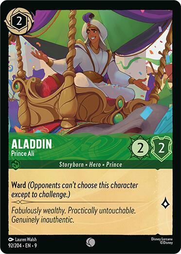 9FAB 092 Aladdin - Prince Ali (C)