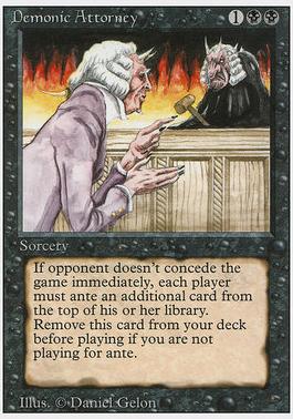 3rd Edition 103: Demonic Attorney (R)