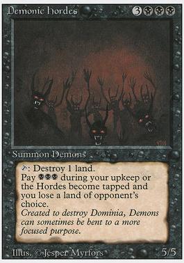 3rd Edition 104: Demonic Hordes (R)