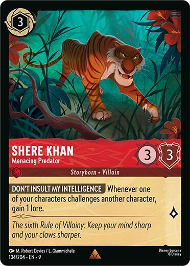 9FAB 104 Shere Khan - Menacing Predator (R)