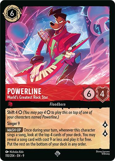 9FAB 110 Powerline - World's Greatest Rock Star (V.1) (SR)