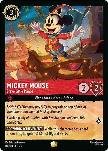 9FAB 111 Mickey Mouse - Brave Little Prince (V.1) (L)
