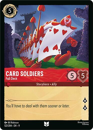 9FAB 122 Card Soldiers - Full Deck (U)