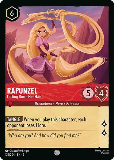 9FAB 124 Rapunzel - Letting Down Her Hair (C)