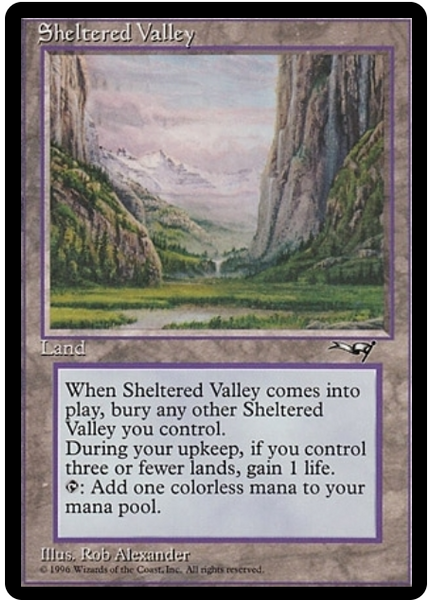 Alliances (L): Sheltered Valley