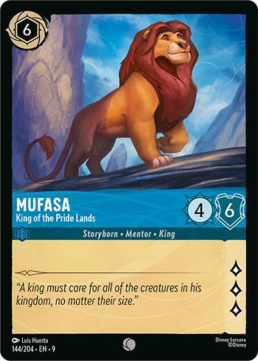 9FAB 144 Mufasa - King of the Pride Lands (C)