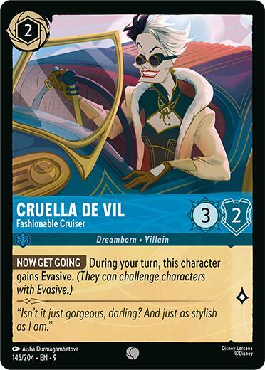 9FAB 145 Cruella De Vil - Fashionable Cruiser (C)