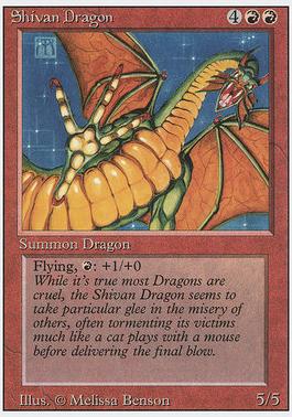 3rd Edition 177: Shivan Dragon (R)