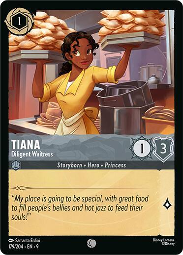 9FAB 179 Tiana - Diligent Waitress (C)