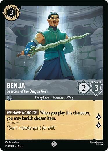 9FAB 180 Benja - Guardian of the Dragon Gem (C)
