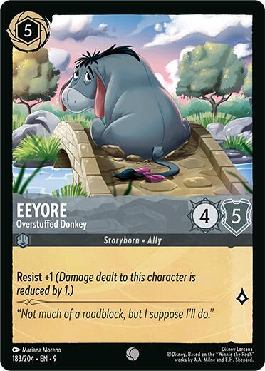 9FAB 183 Eeyore - Overstuffed Donkey (C)
