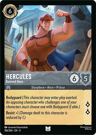 9FAB 186 Hercules - Beloved Hero (U)