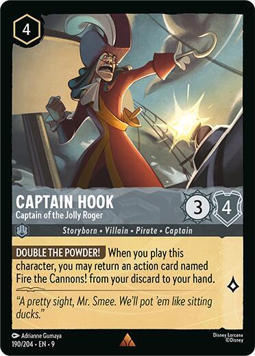 9FAB 190 Captain Hook - Captain of the Jolly Roger (R)