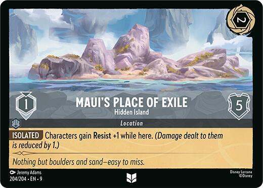 9FAB 204 Maui's Place of Exile - Hidden Island (U)