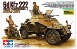 TAMIYA: 1/35 GERMAN ARMORED CAR Sd.Kfz.222 "NORTH AFRICAN CAMPAIGN"