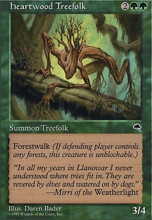 TMP 233 Heartwood Treefolk (U)