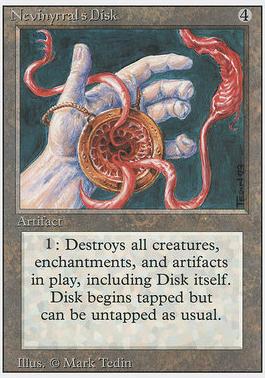 3rd Edition 267: Nevinyrral's Disk (R)