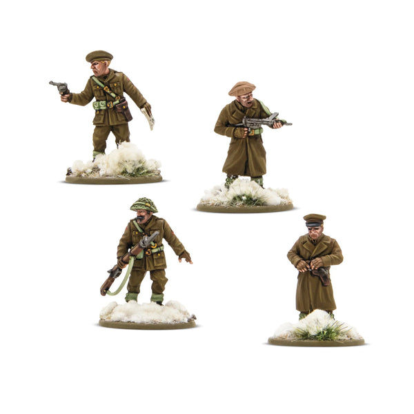 BOLT ACTION: BRITISH & CANADIAN INFANTRY (WINTER) COMMANDERS