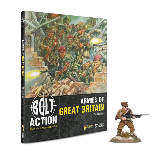 BOLT ACTION: ARMIES OF GREAT BRITAIN incl. CAPT. JOHN HENRY COUND BRUNT VC MC SPECIAL MINIATURE
