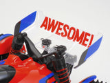 TAMIYA: 1/10 SCALE R/C OFF ROAD RACER ASTUTE 2022 (TD2 CHASSIS) W/PAINTED BODY