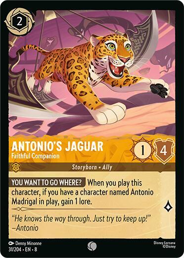 SET 8 031: Antonio's Jaguar - Faithful Companion (C)
