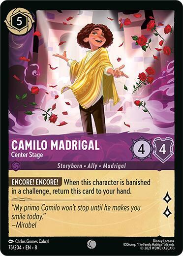 SET 8 075: Camilo Madrigal - Center Stage (C)