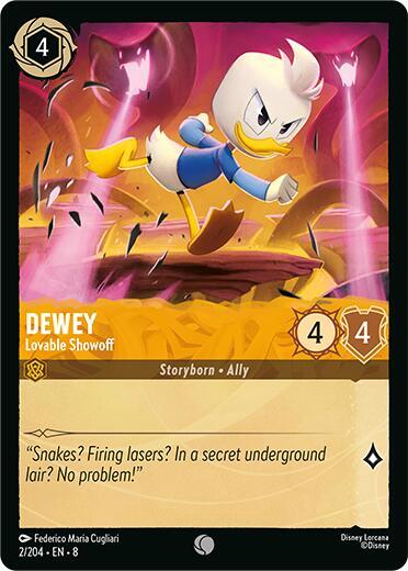 SET 8 002: Dewey - Lovable Showoff (C)