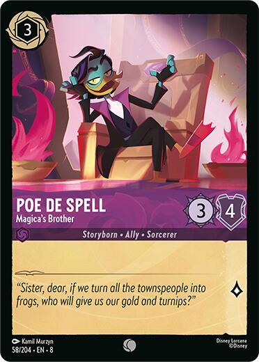 SET 8 058: Poe De Spell - Magica's Brother (C)