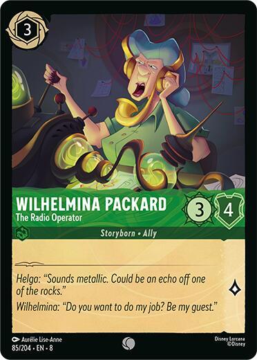 SET 8 085: Wilhelmina Packard - The Radio Operator (C)