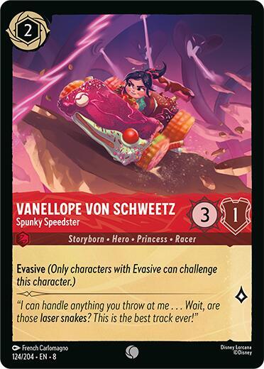 SET 8 124: Vanellope Von Schweetz - Spunky Speedster (C)