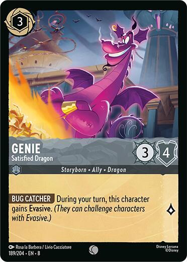 SET 8 189: Genie - Satisfied Dragon (U)