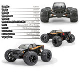 TEAM MAGIC: 1/10 E5 MONSTER TRUCK-BRUSHLESS VERSION