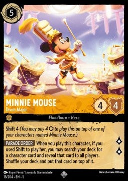 015/204 Minnie Mouse - Drum Major (SR)