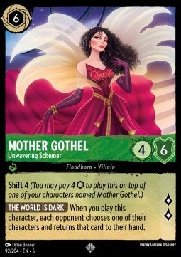 092/204 Mother Gothel - Unwavering Schemer (SR)