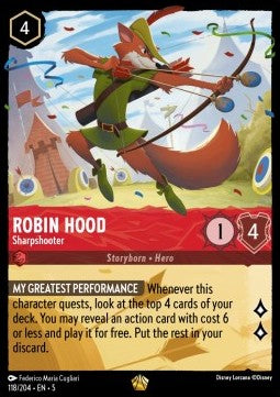 118/204 Robin Hood - Sharpshooter (L)