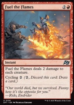 DFT 126 U: Fuel the Flames