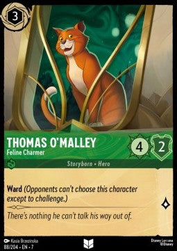 SET7 088/204: Thomas O'Malley - Feline Charmer (U)