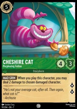 SET7 091/204: Cheshire Cat - Perplexing Feline (C)