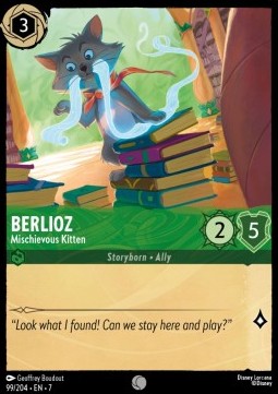 SET7 099/204: Berlioz - Mischievous Kitten (C)