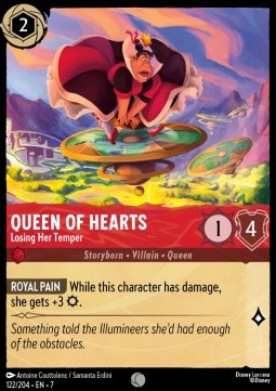 SET7 122/204: Queen of Hearts - Losing Her Temper (C)