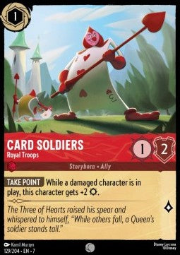 SET7 129/204: Card Soldiers - Royal Troops (C)