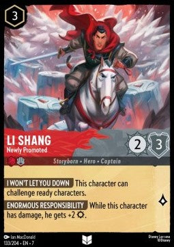 SET7 133/204: Li Shang - Newly Promoted (U)