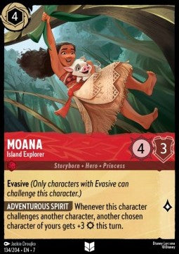 SET7 134/204: Moana - Island Explorer (U)