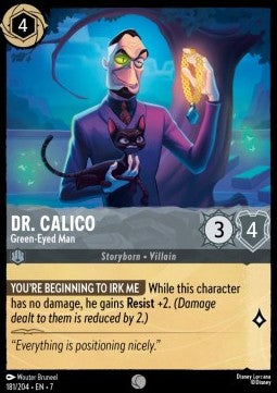 SET7 181/204: Dr. Calico - Green‐Eyed Man (C)